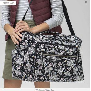 BLACK Sealed brand new Vera Bradley weekend bag